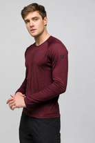 All-Season %100 Merino Uzun Kollu T-Shirt 135 Gr - Bordo