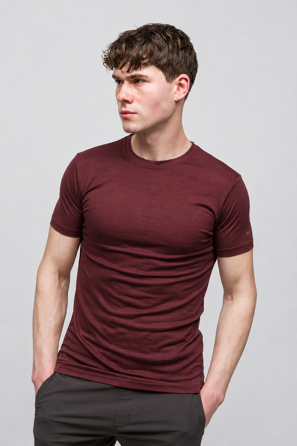 All-Season Merino T-Shirt 135 Gr - Bordo