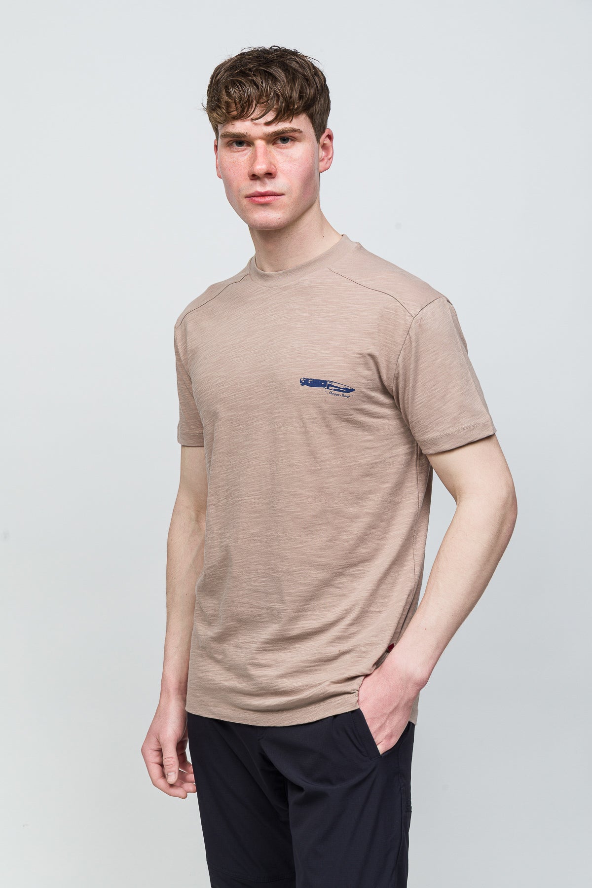 Bushcraft T-Shirt %100 Pamuk Printed - Vizon