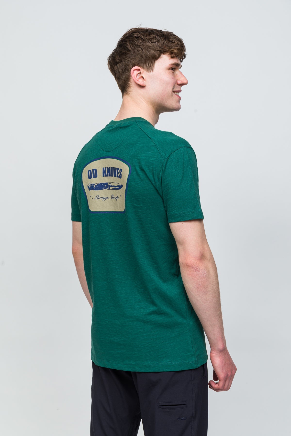 Bushcraft T-Shirt %100 Pamuk Printed - Yeşil