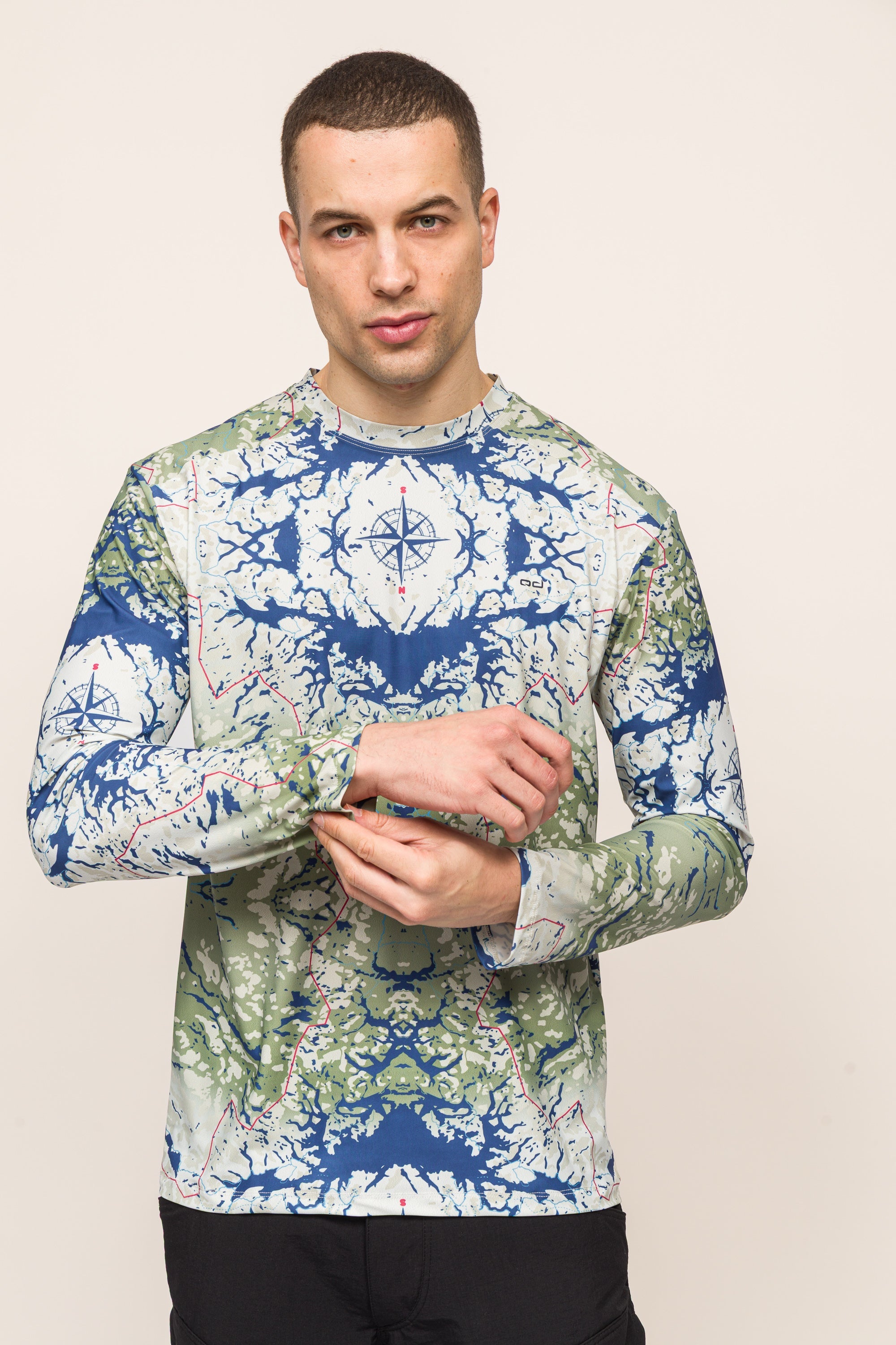 Climacool Performans Uzun Kollu T-Shirt - Desen
