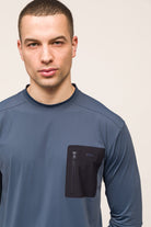 Climacool Performans Uzun Kollu T-Shirt - Indigo