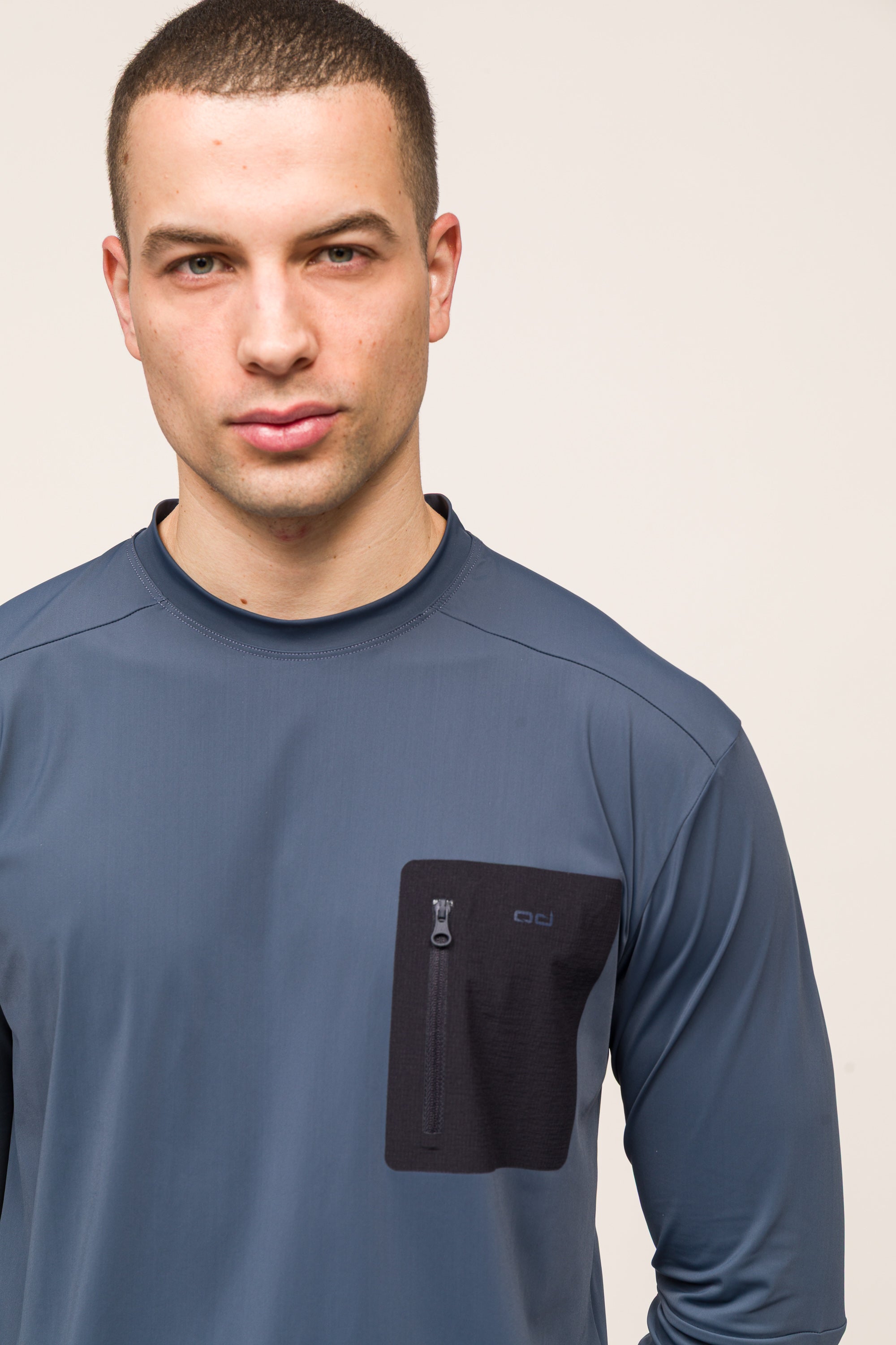 Climacool Performans Uzun Kollu T-Shirt - Indigo