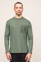 Climacool Performans Uzun Kollu T-Shirt - Yeşil