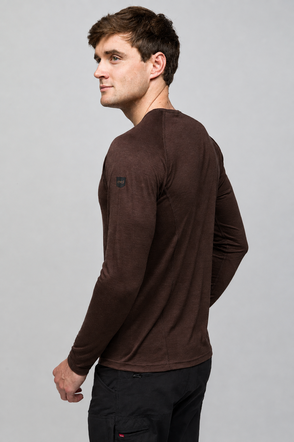 All-Season %100 Merino Uzun Kollu T-Shirt 135 Gr - Kahverengi