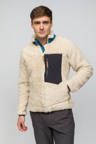 Sherpa Yün Ceket Lambswool - Krem Rengi