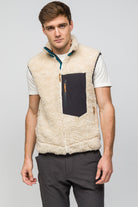 Sherpa Yün Yelek Lambswool - Krem Rengi