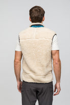 Sherpa Yün Yelek Lambswool - Krem Rengi