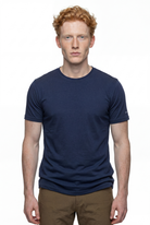 Soft Tees Basic T-Shirt %100 Pamuk Lacivert