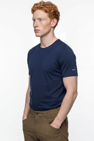Soft Tees Basic T-Shirt %100 Pamuk Lacivert