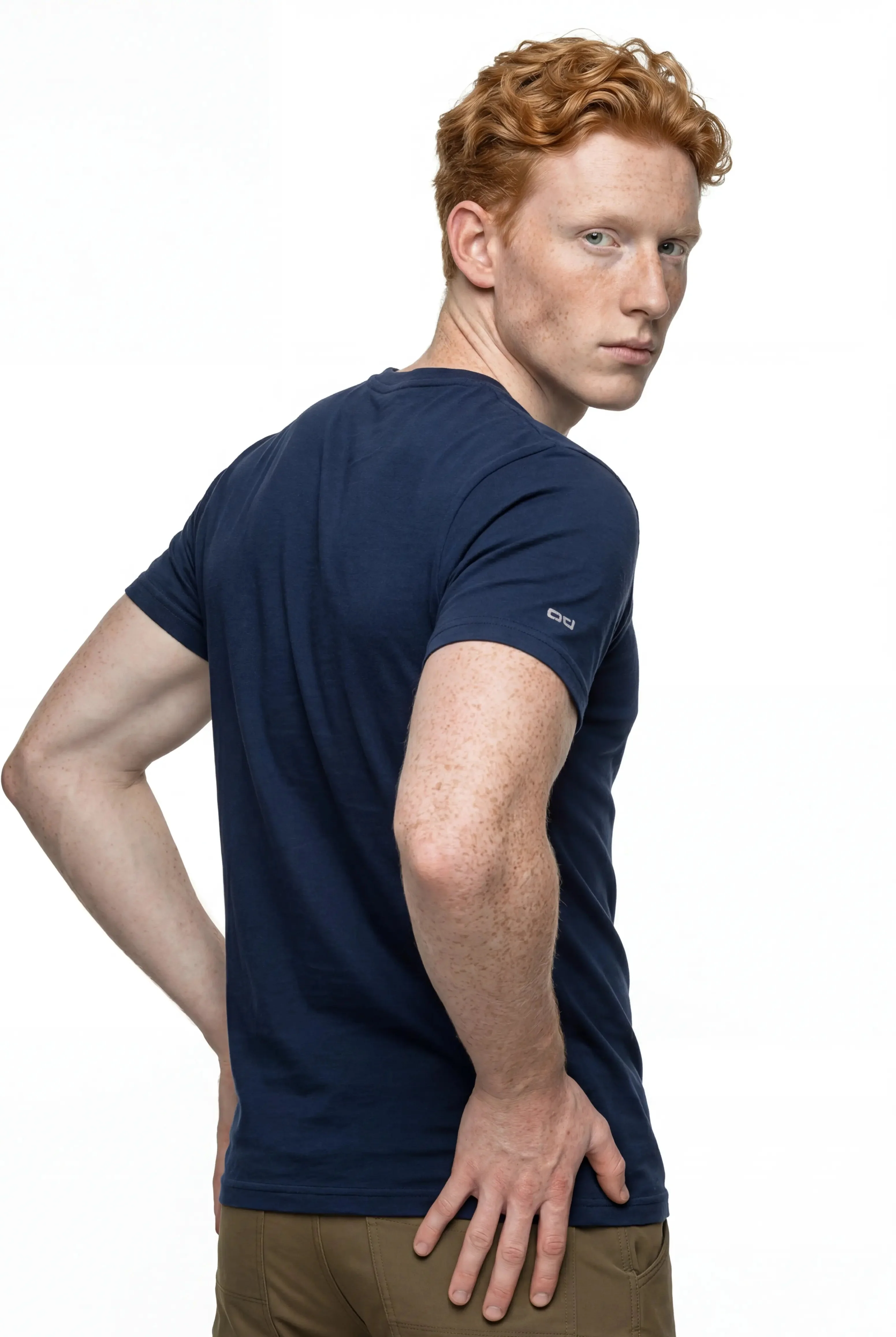 Soft Tees Basic T-Shirt %100 Pamuk Lacivert