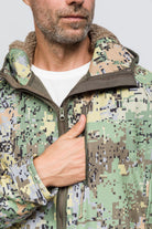 Softshell Rüzgar Ve Suya Dayanıklı Mont - Camo Yeşil