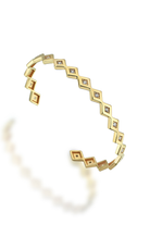 Odda75-Altın Kaplama 925 Ayar Gümüş İrini Bilezik-Bileklik-1-Milagron.com