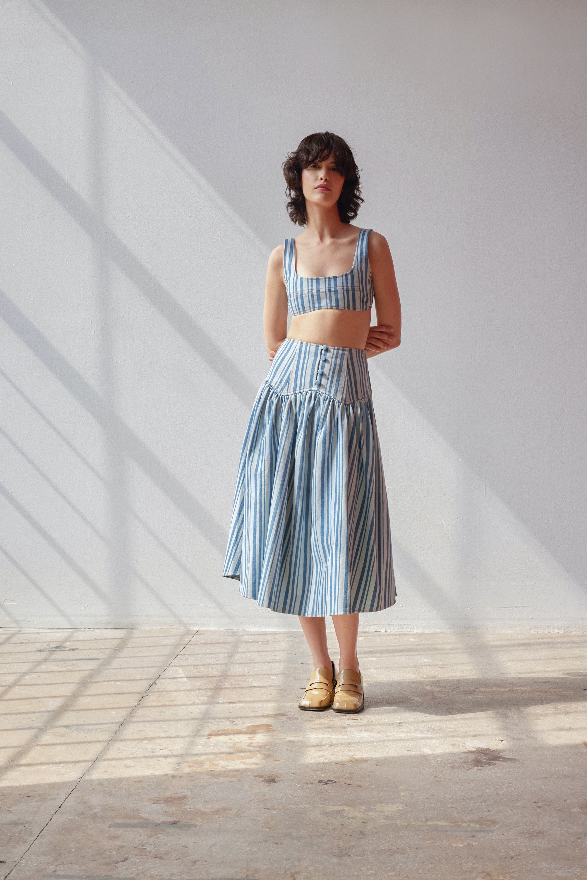 Oh Seven Days-Abby Bralette Stripes-2-Milagron.com