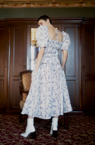 Oh Seven Days-Belle Dress Flower Print-Dresses-3-Milagron.com