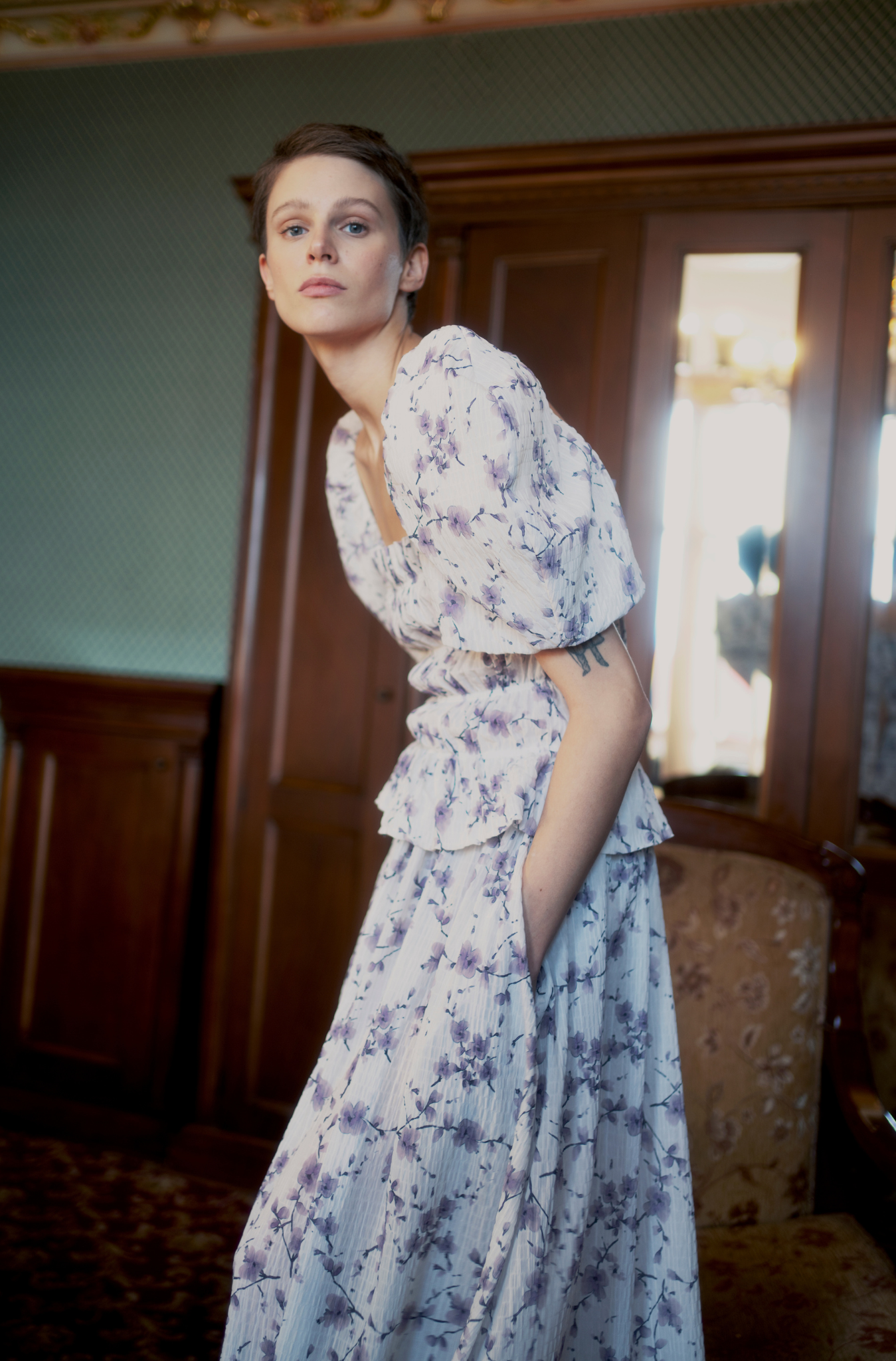 Oh Seven Days-Belle Dress Flower Print-Dresses-5-Milagron.com