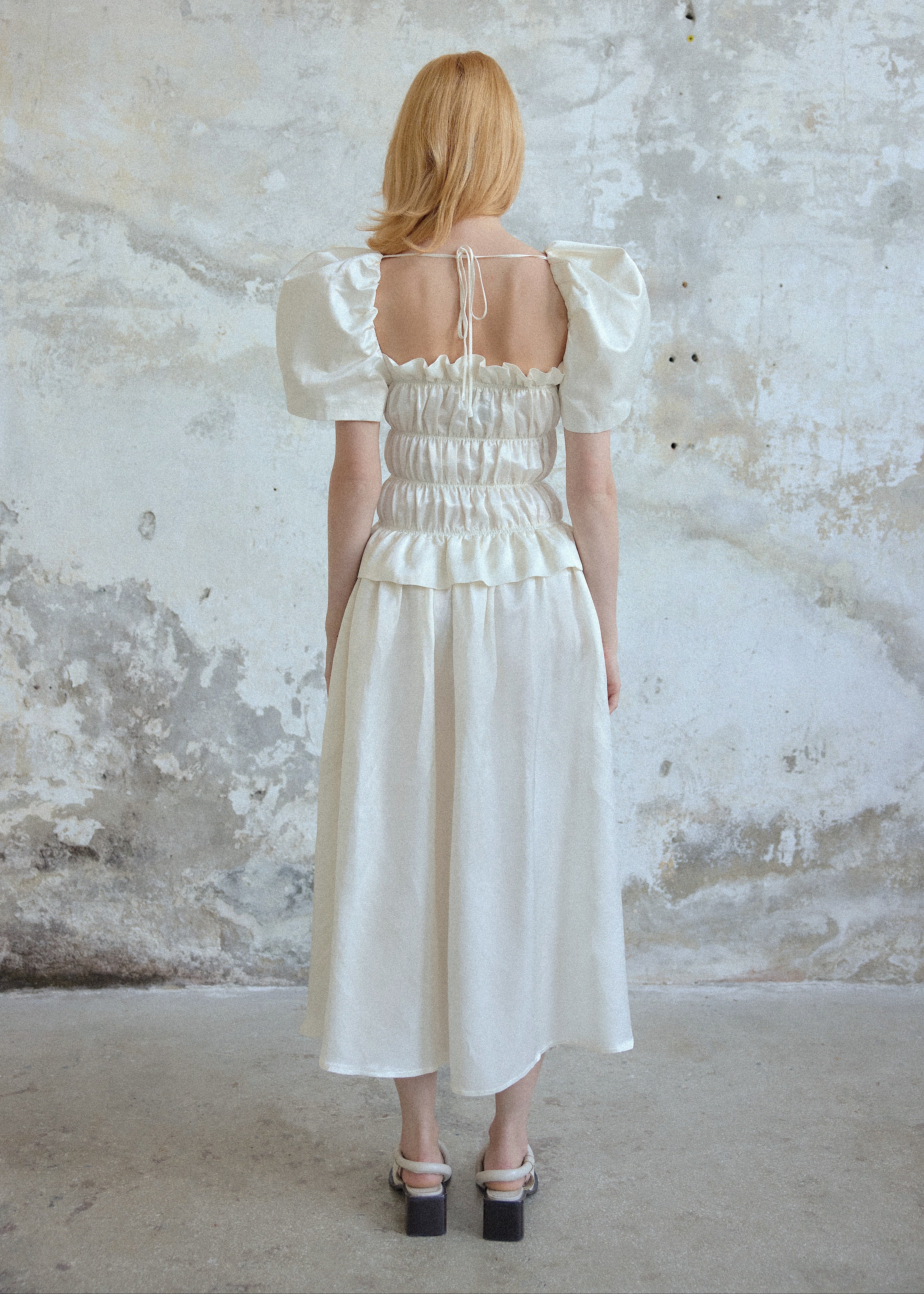 Belle Dress - White