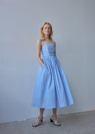 Beth Dress - Blue Stripes