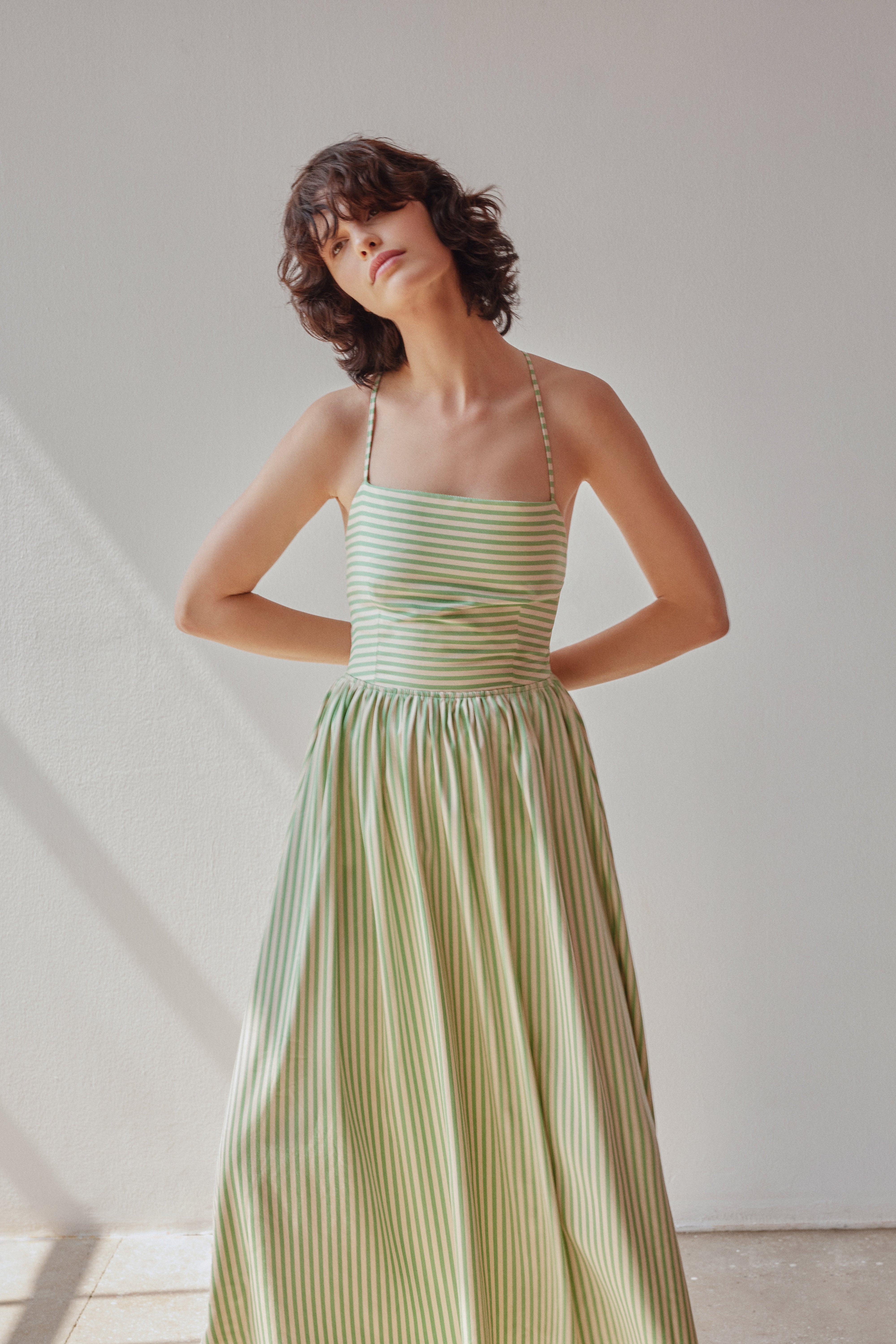 Oh Seven Days-Beth Dress Green-5-Milagron.com