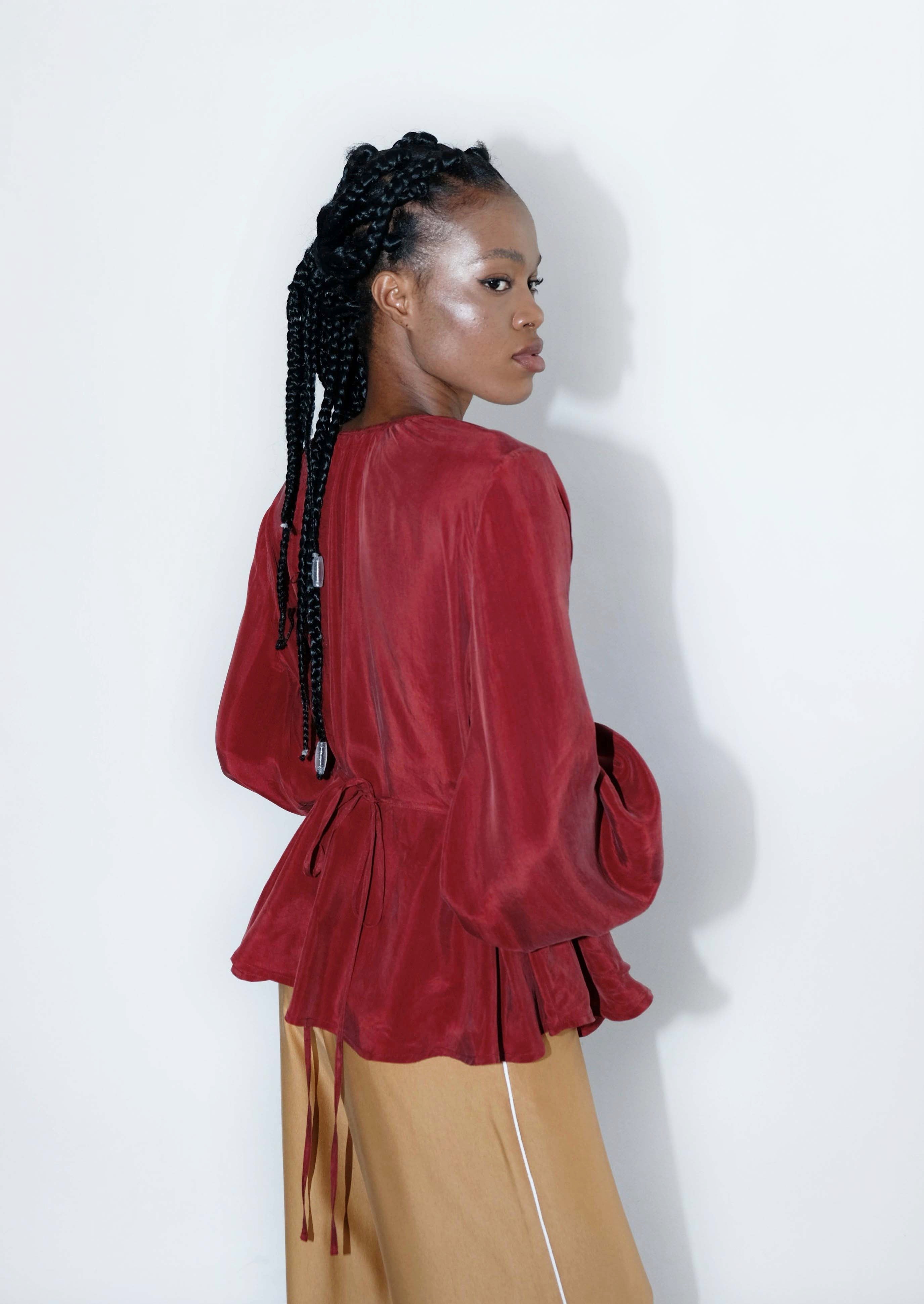 Oh Seven Days-Billow Reversible Blouse-9-Milagron.com