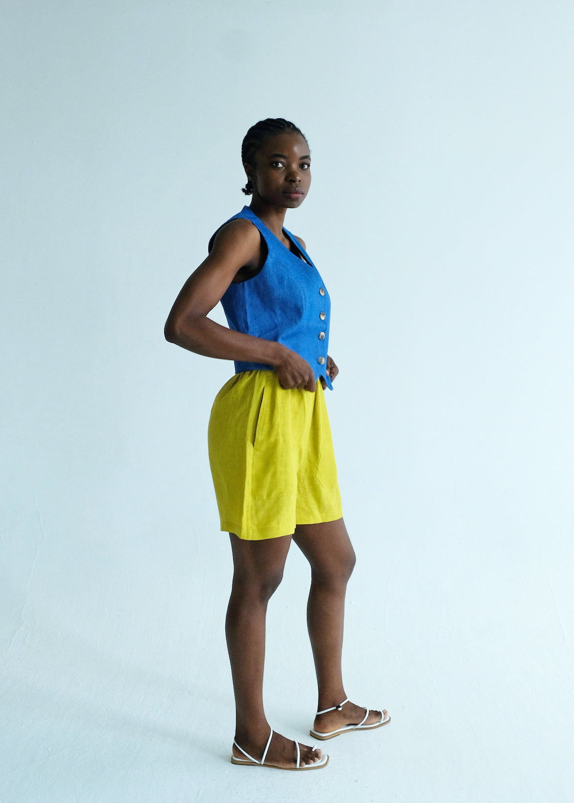 Oh Seven Days-Boxer Shorts ( Lemon Zest )-Bottoms-1-Milagron.com