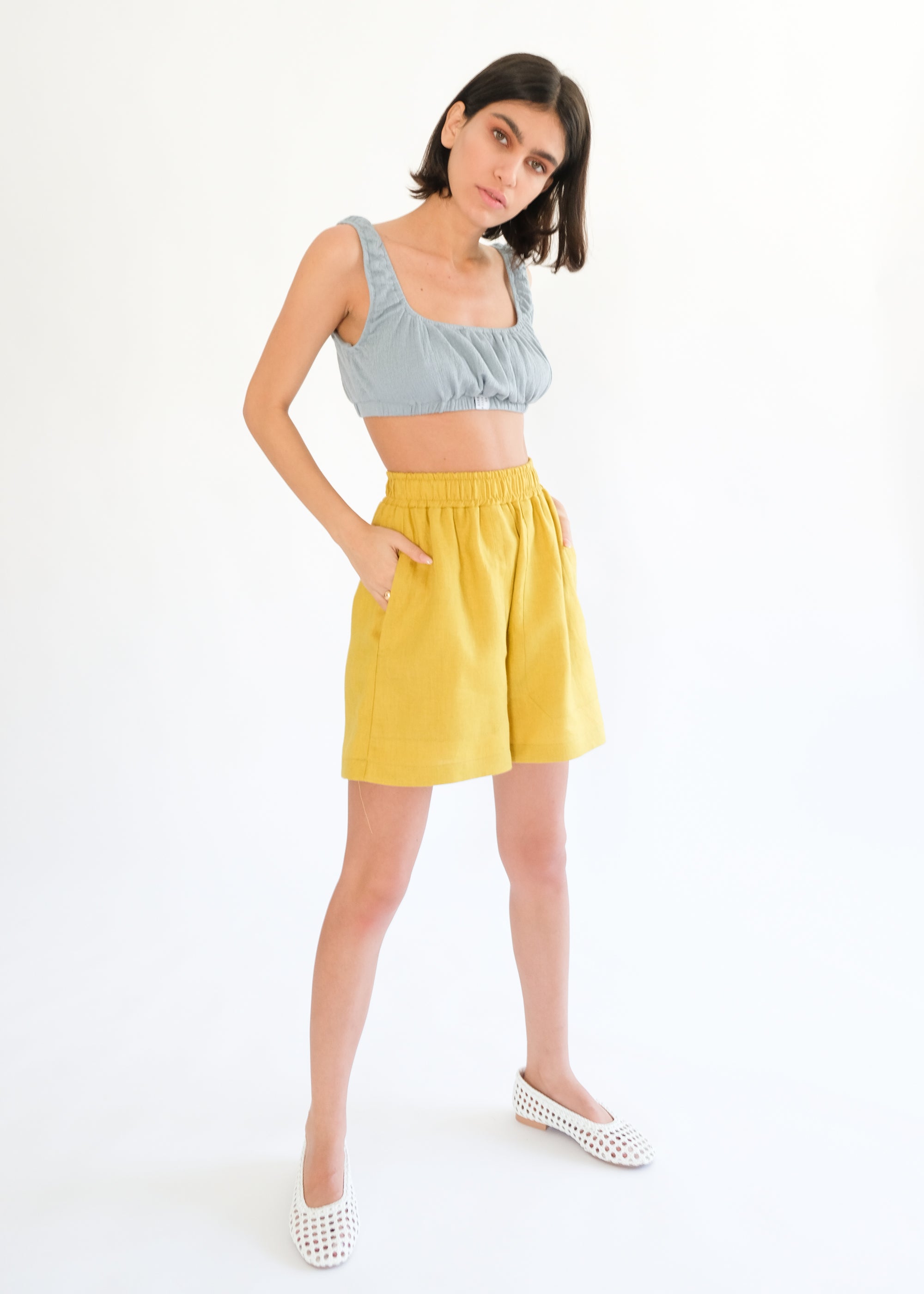 Oh Seven Days-Boxer Shorts ( Lemon Zest )-Bottoms-8-Milagron.com