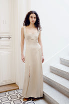 Oh Seven Days-Caroline Dress Beige-3-Milagron.com