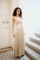 Oh Seven Days-Caroline Dress Beige-5-Milagron.com