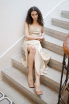 Oh Seven Days-Caroline Dress Beige-6-Milagron.com