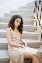 Oh Seven Days-Caroline Dress Beige-8-Milagron.com