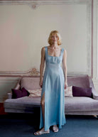 Oh Seven Days-Caroline Dress Blue-1-Milagron.com