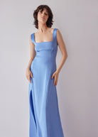 Oh Seven Days-Caroline Dress Blue-7-Milagron.com