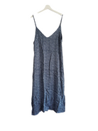 Blue With Prints Dress