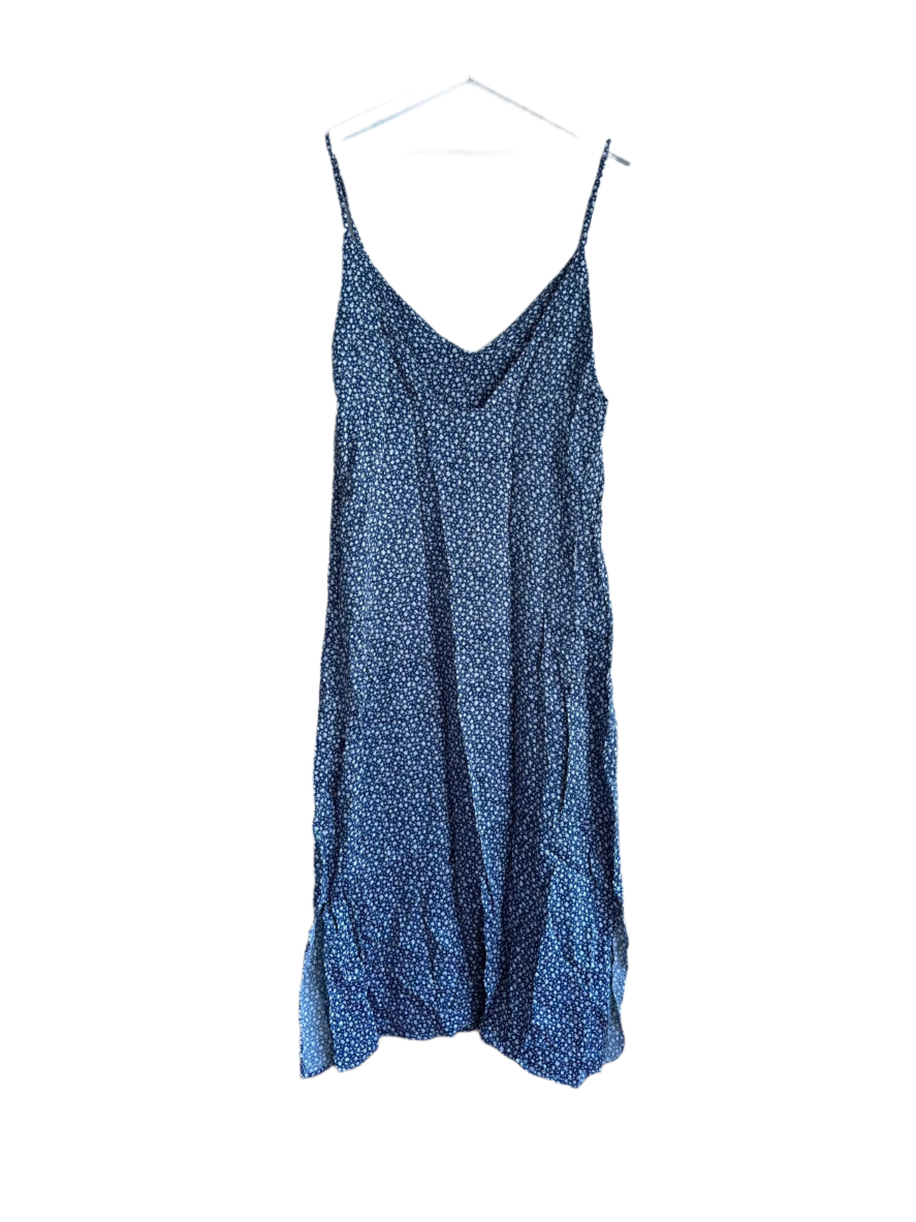Blue With Prints Dress