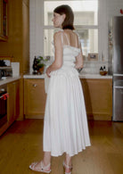 Oh Seven Days-Crinkle Dress White-Dresses-2-Milagron.com