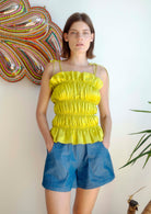 Oh Seven Days-Crinkle Top-Top-3-Milagron.com