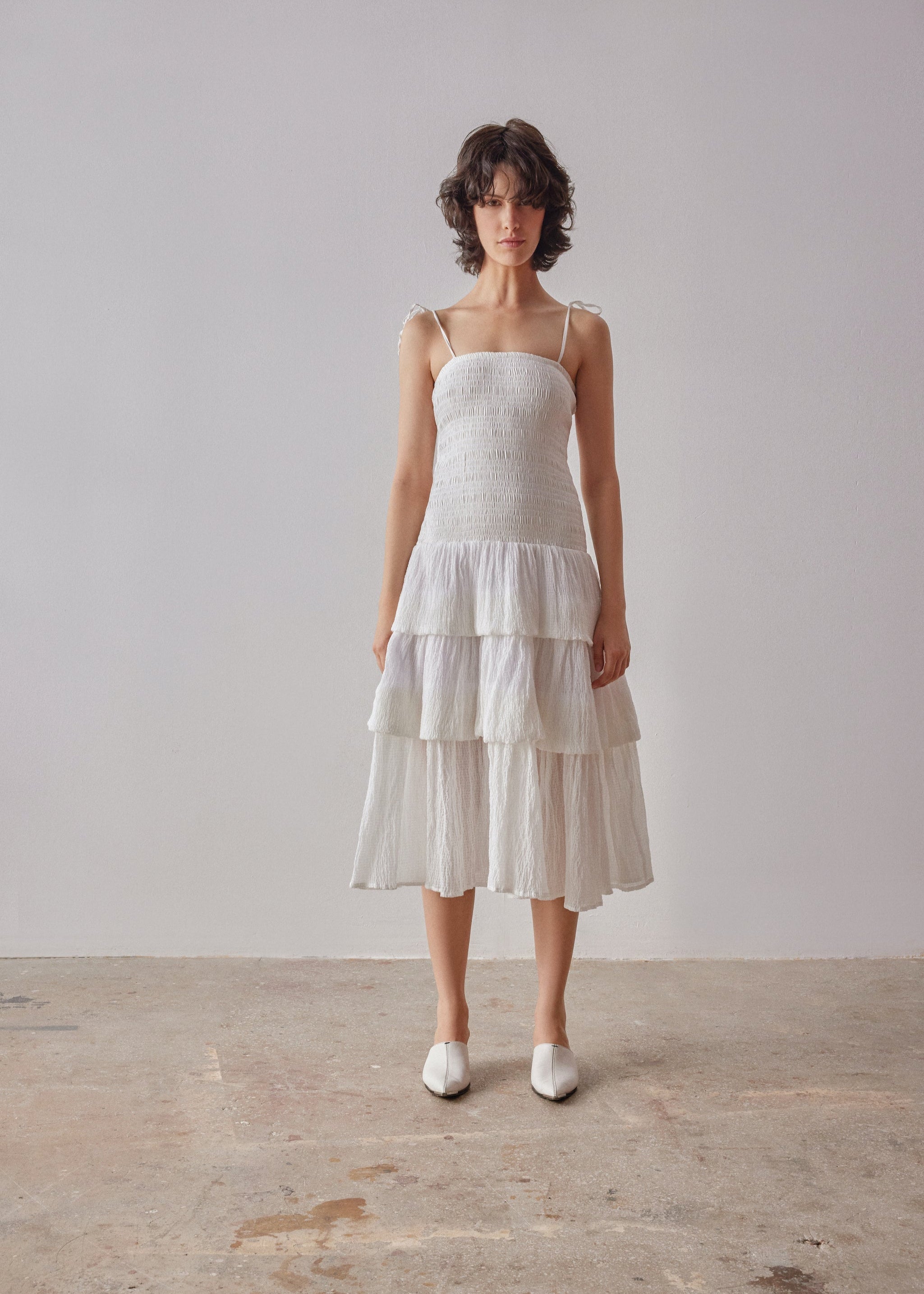 Oh Seven Days-Daisy Dress White-1-Milagron.com