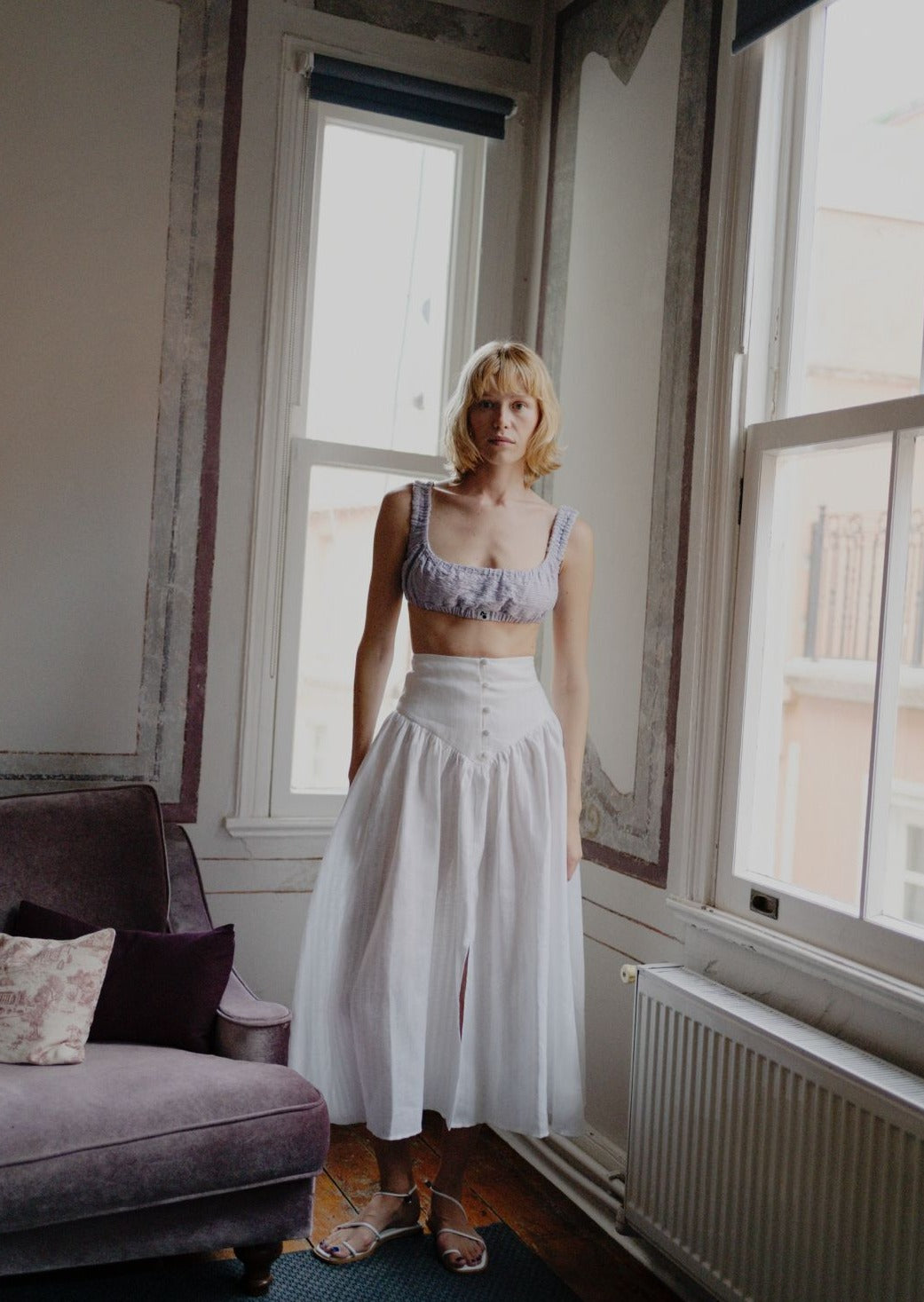 Oh Seven Days-Dani Skirt White-2-Milagron.com