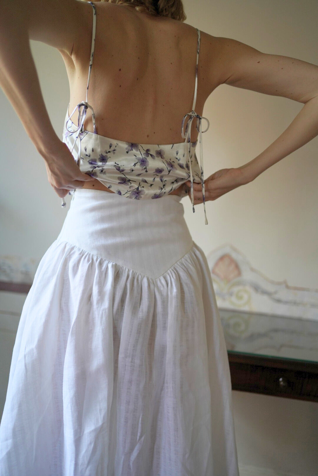 Oh Seven Days-Dani Skirt White-6-Milagron.com