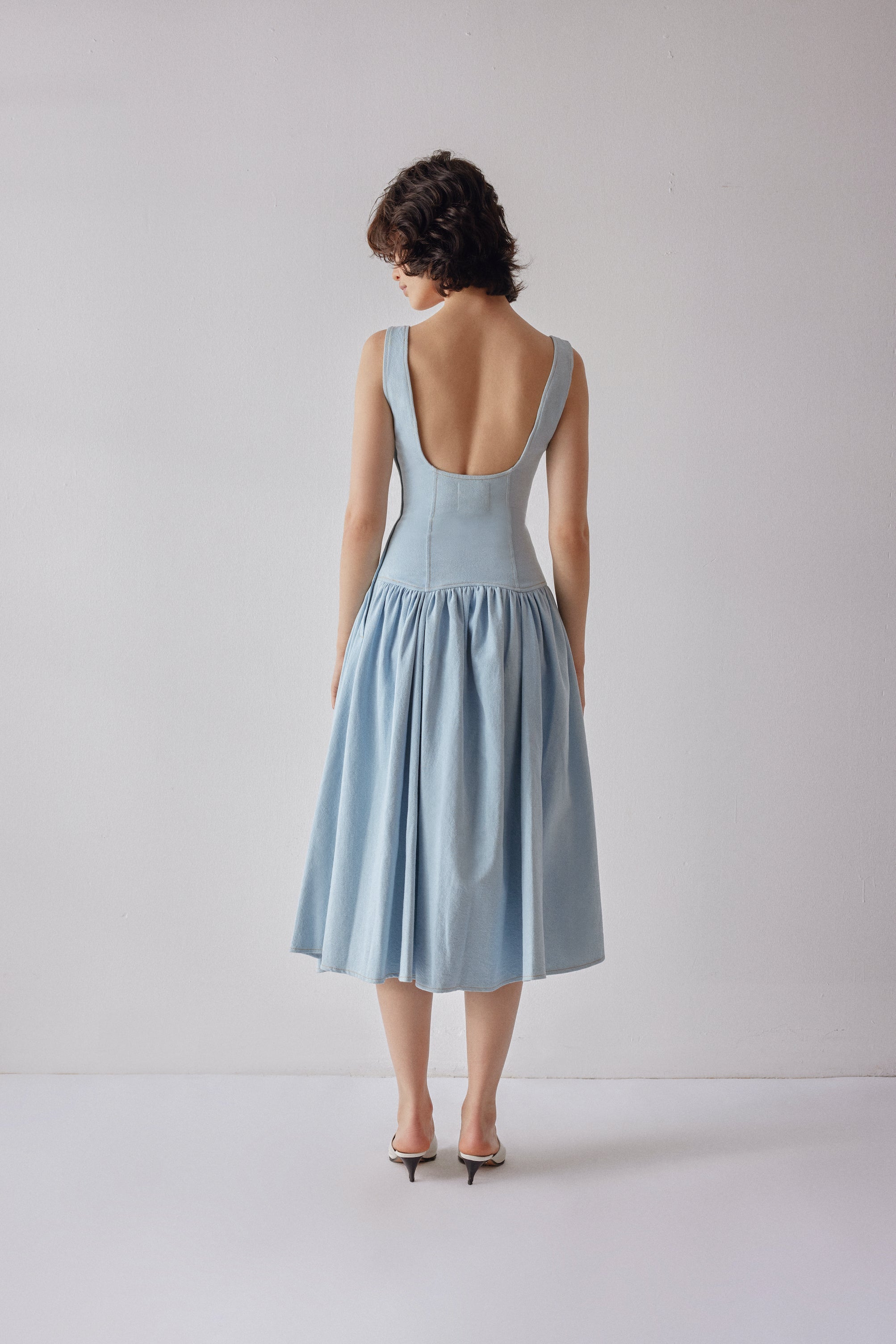 Oh Seven Days-Danielle Dress Light Blue-2-Milagron.com