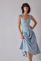 Oh Seven Days-Danielle Dress Light Blue-4-Milagron.com