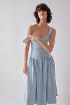 Oh Seven Days-Danielle Dress Light Blue-6-Milagron.com