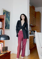 Oh Seven Days-Demi Blouse Black-1-Milagron.com