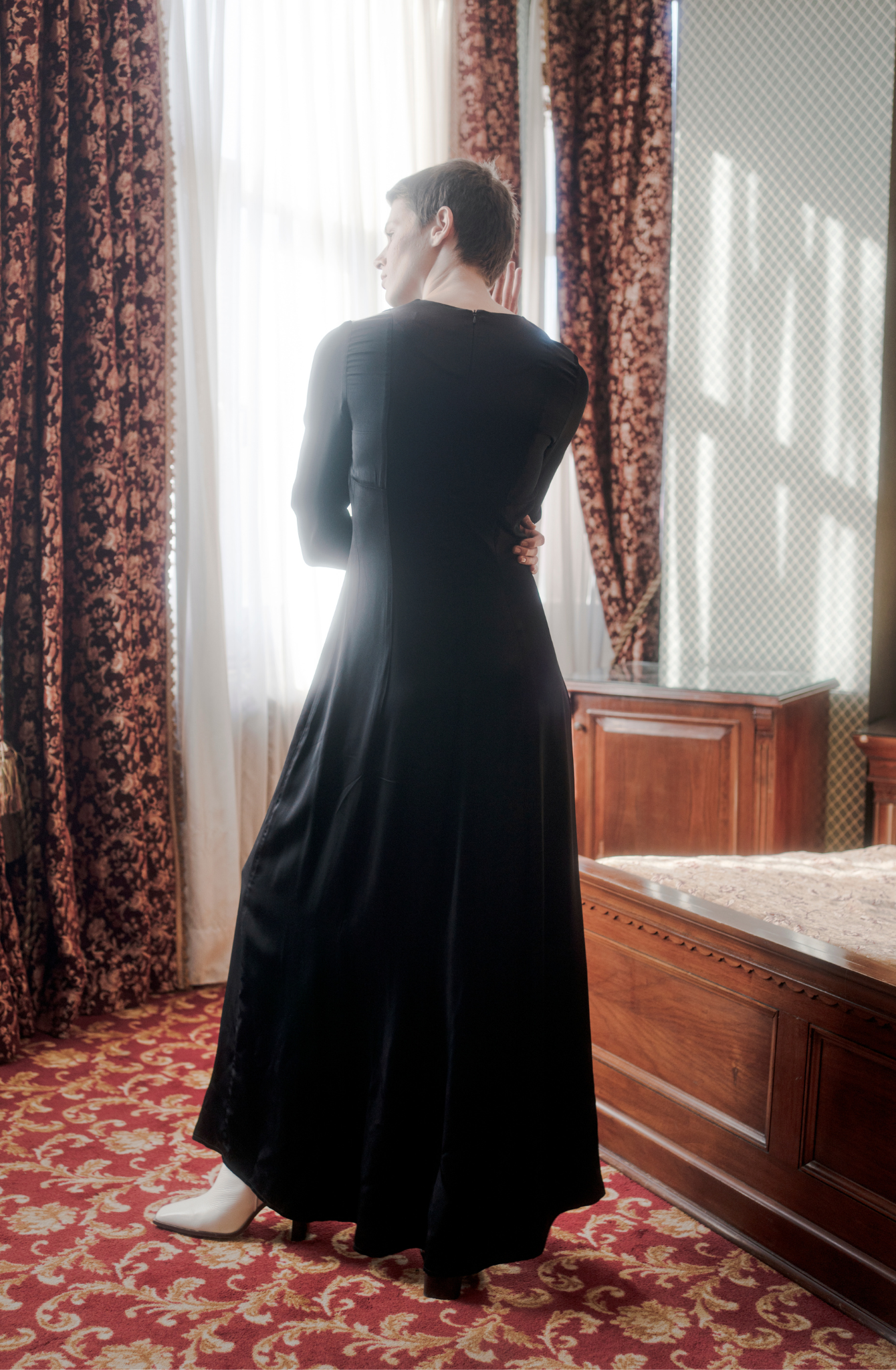 Oh Seven Days-Desiree Dress Black-Dresses-3-Milagron.com