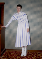 Oh Seven Days-Eloise Dress Blue Striped-Dresses-1-Milagron.com