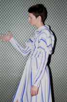 Oh Seven Days-Eloise Dress Blue Striped-Dresses-2-Milagron.com