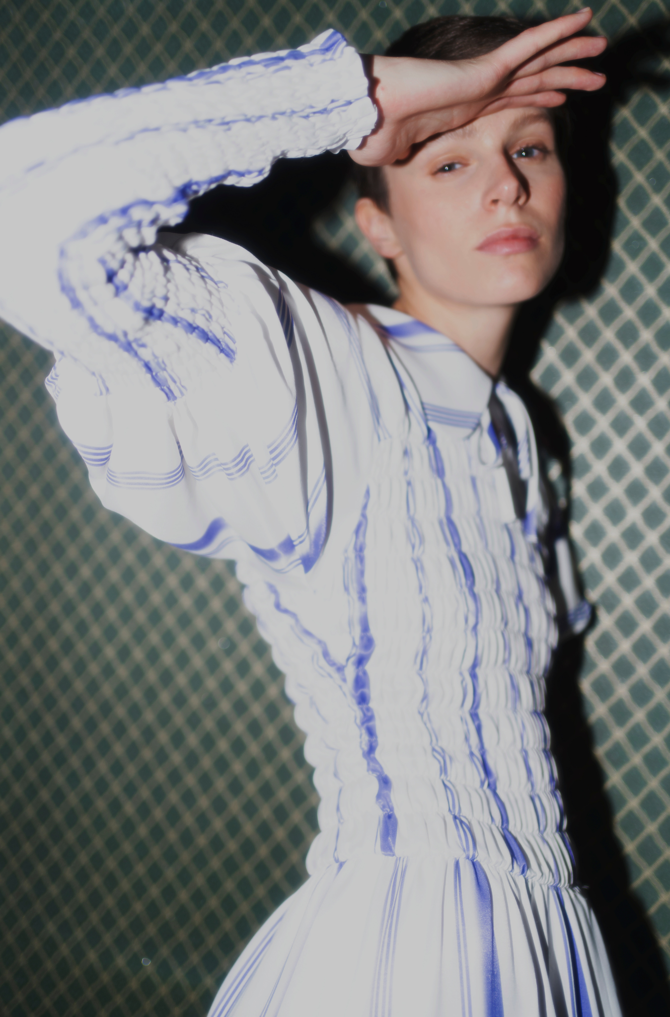 Oh Seven Days-Eloise Dress Blue Striped-Dresses-4-Milagron.com