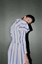 Oh Seven Days-Eloise Dress Blue Striped-Dresses-6-Milagron.com