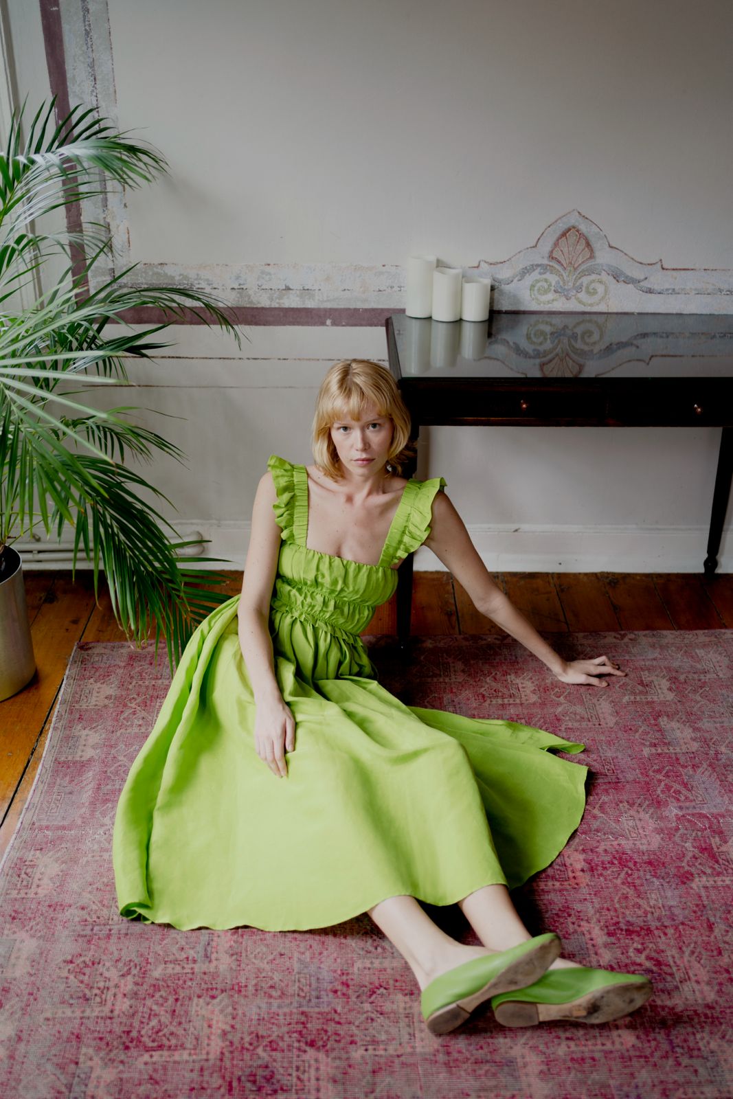 Oh Seven Days-Elsi Dress Green-3-Milagron.com