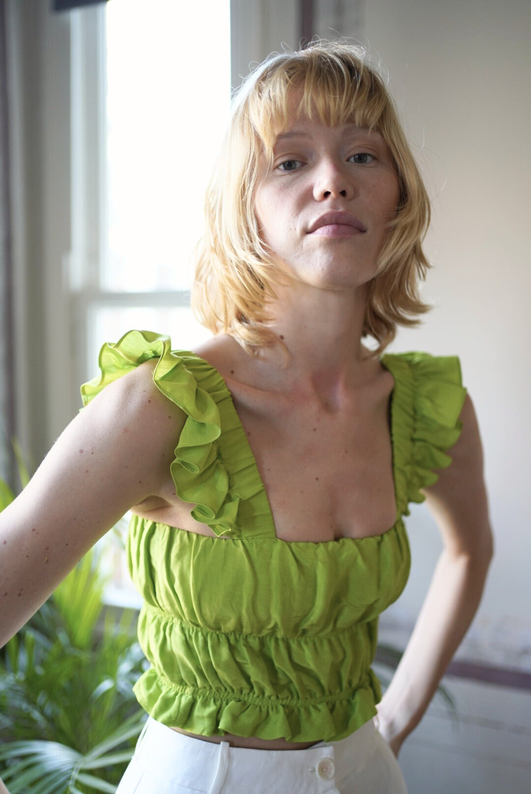 Oh Seven Days-Elsi Top Green-6-Milagron.com